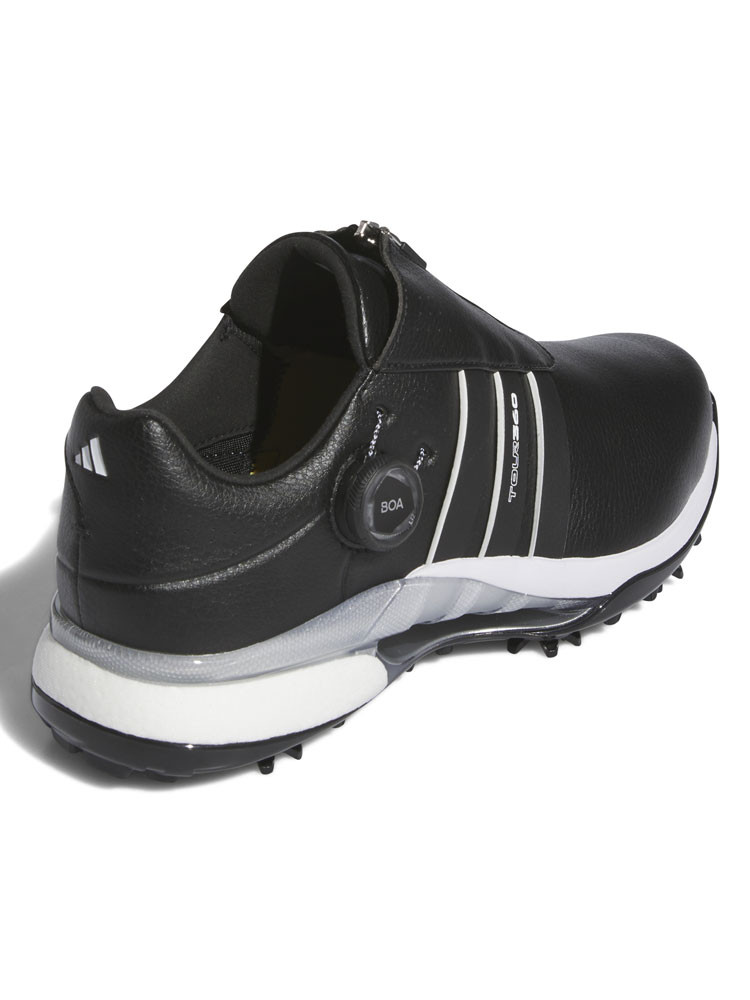adidas Tour360 24 BOA Boost Golf Shoes (Wide Fit) - Core Black